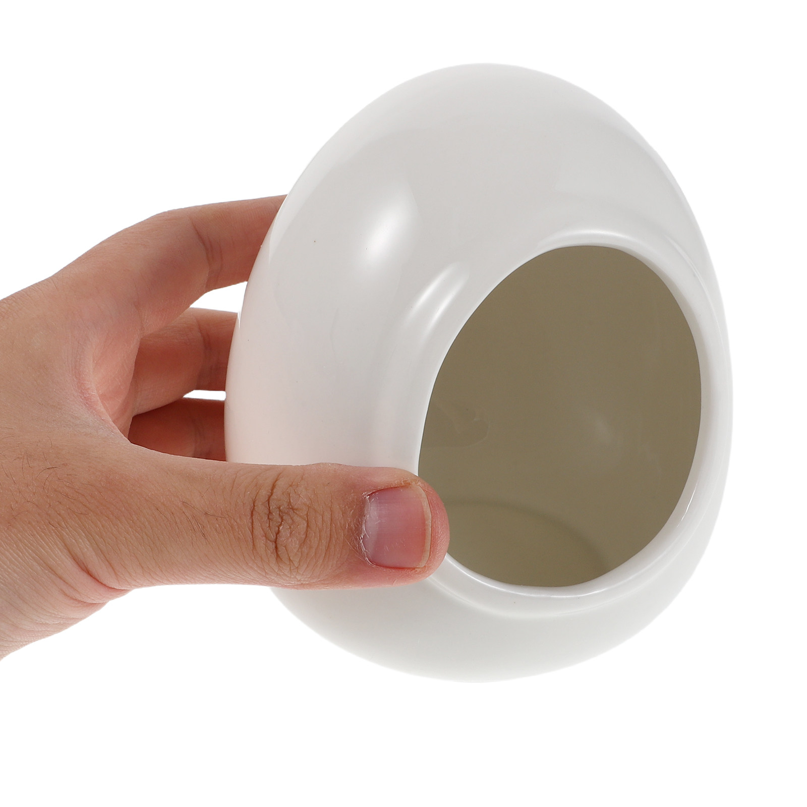 Commercial Kitchen Use - Egg Shaped Ceramic Seasoning Container Modern