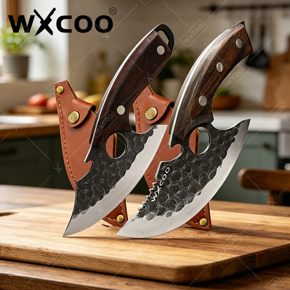 Commercial Kitchen Use - WXCOO Professional Butcher Knife Durable Sheath