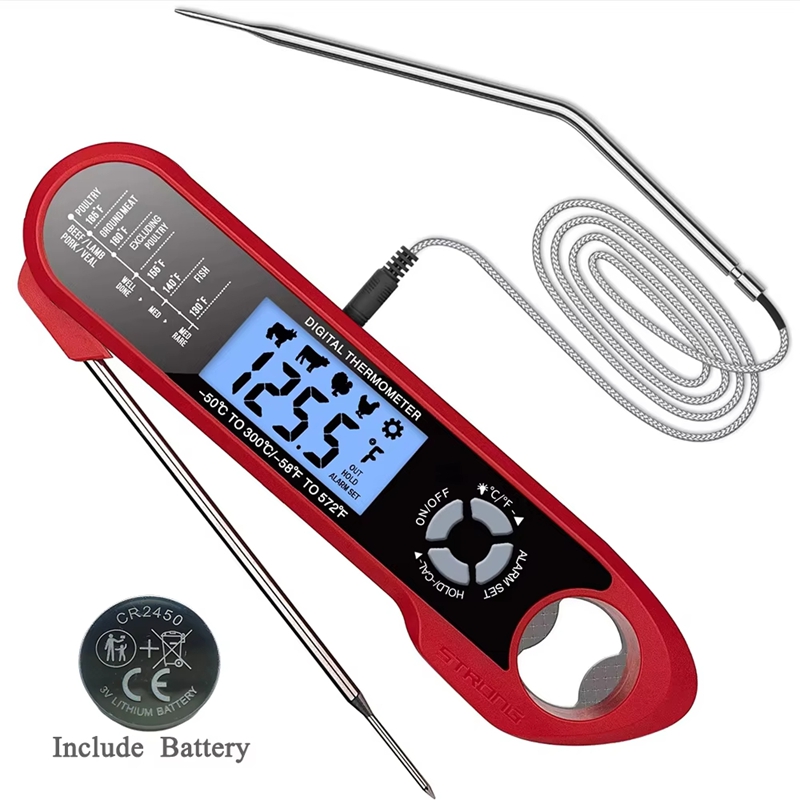 Commercial Kitchen Use - Meat Thermometer Dual-Probe Digital Kitchen Cooking