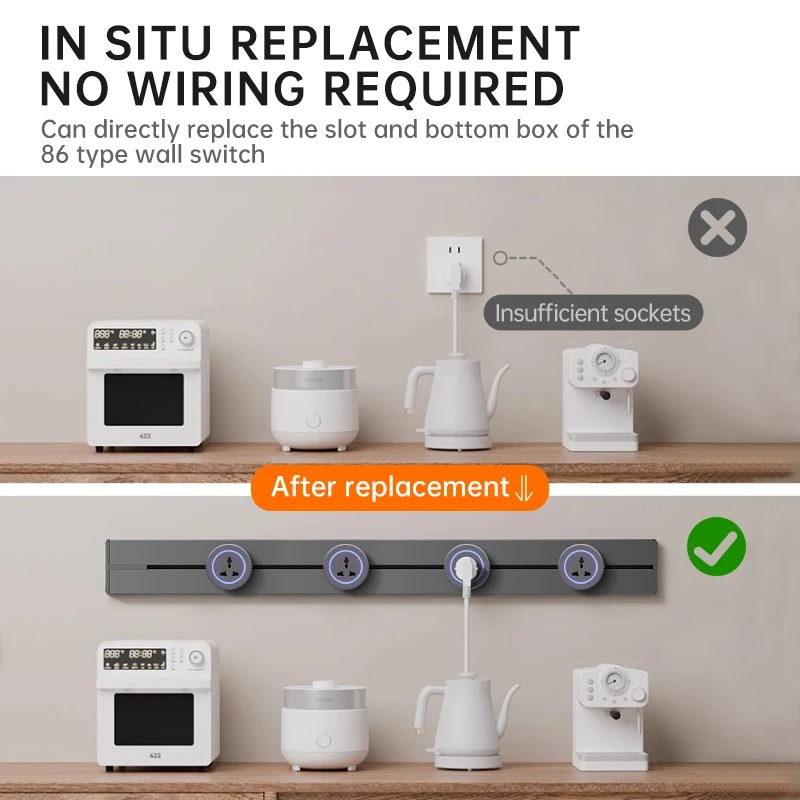 Hidden Wall Socket Power Rail  - огляд і ціна Commercial Kitchen Swing Door