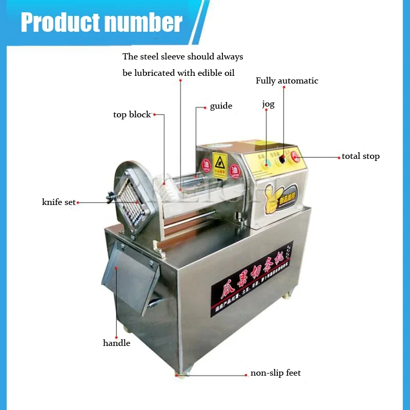 Electric Potato Cutting Machin - огляд і ціна Commercial Kitchen Appliance