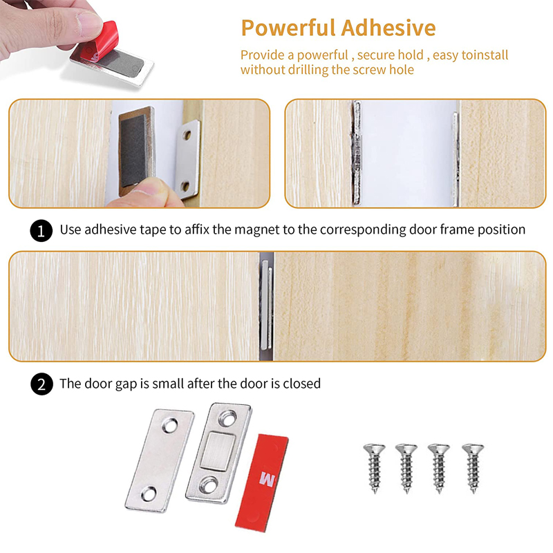 Ultra Thin Cabinet Door Magnet - огляд і ціна Commercial Kitchen Swing Door