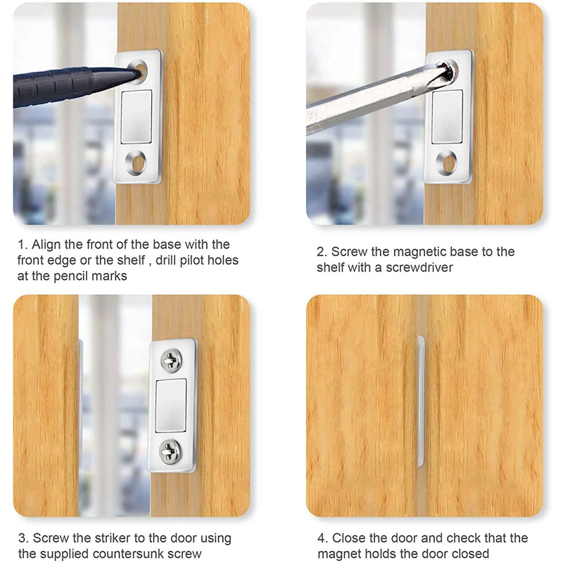 Ultra Thin Cabinet Door Magnet - огляд і ціна Commercial Kitchen Swing Door