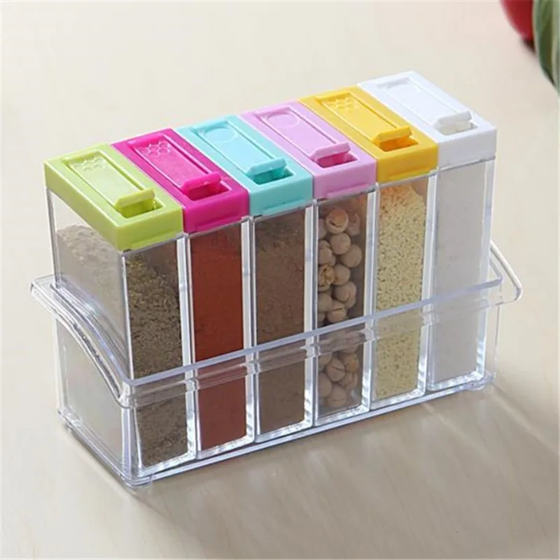 Transparent Seasoning Six Grid - огляд і ціна Commercial Kitchen Items