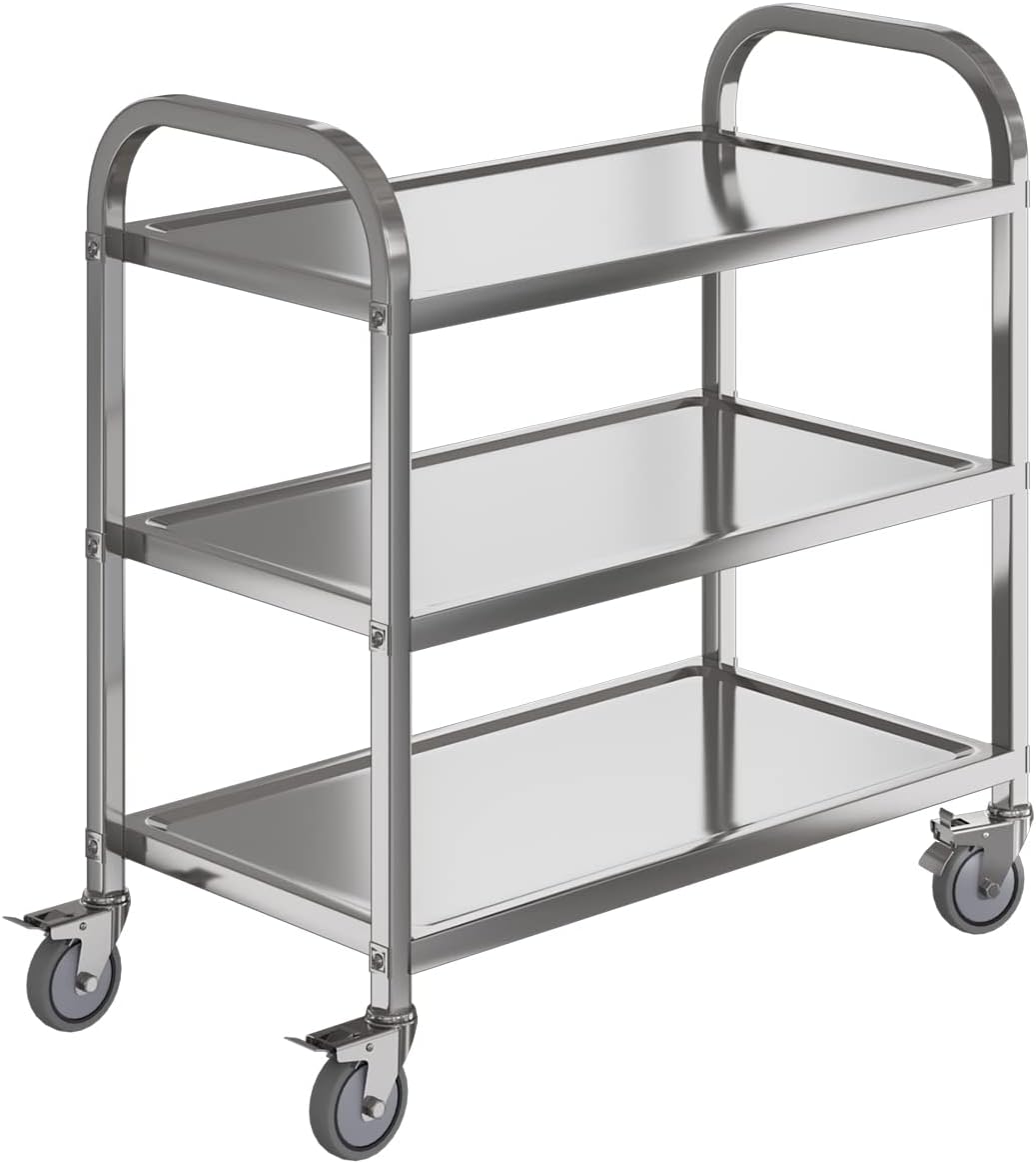 3-Tier Stainless Steel Rolling - огляд і ціна Commercial Kitchen Services