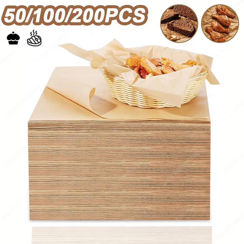 50/100/200PCS Baking Paper Par - огляд і ціна Commercial Kitchen Use
