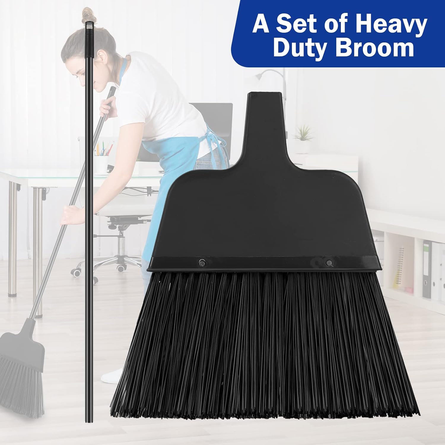 8 Pcs Outdoor Broom for Floor  - огляд і ціна Commercial Kitchen Broom