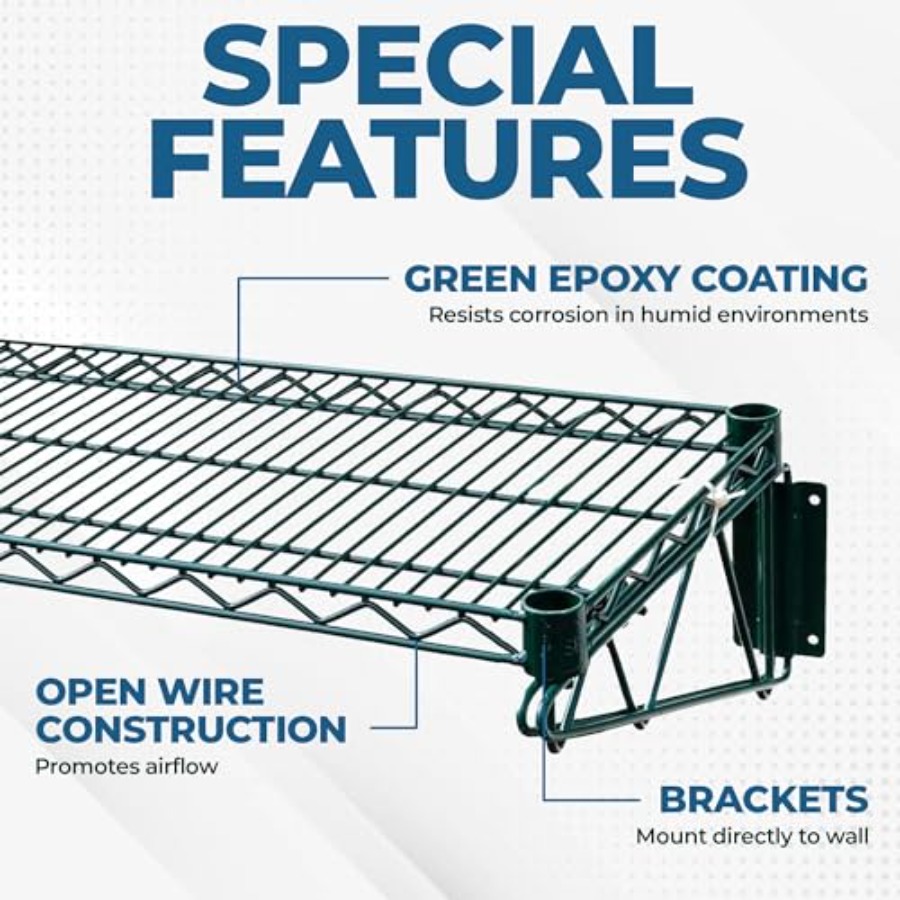 48x14 Epoxy-Coated Green Wire  - огляд і ціна Commercial Kitchen Services