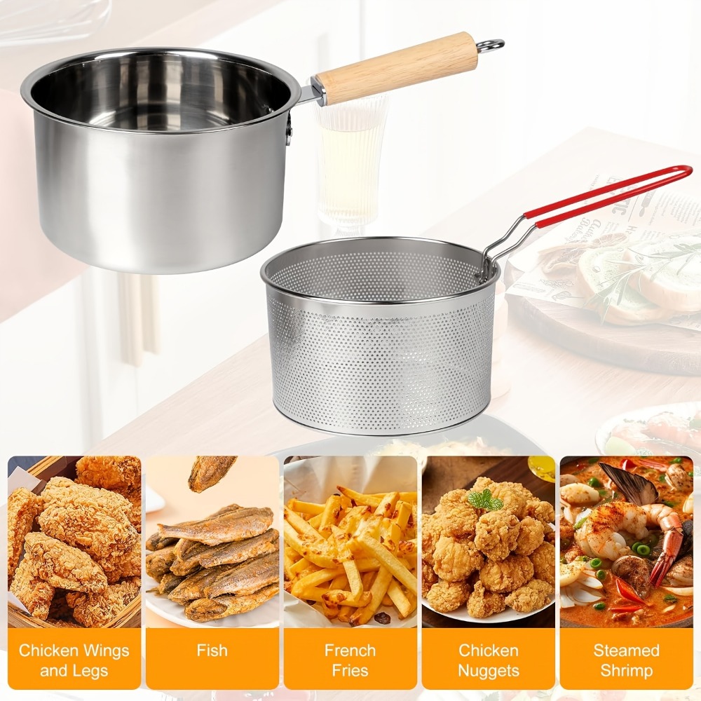 2.5L stainless steel deep frye - огляд і ціна Commercial Kitchen Appliance
