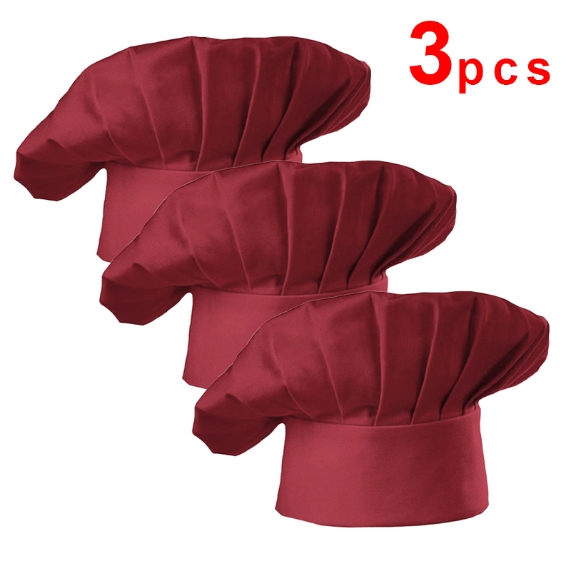 3pcs High22cm Cook Hat White C - огляд і ціна Commercial Kitchen Services