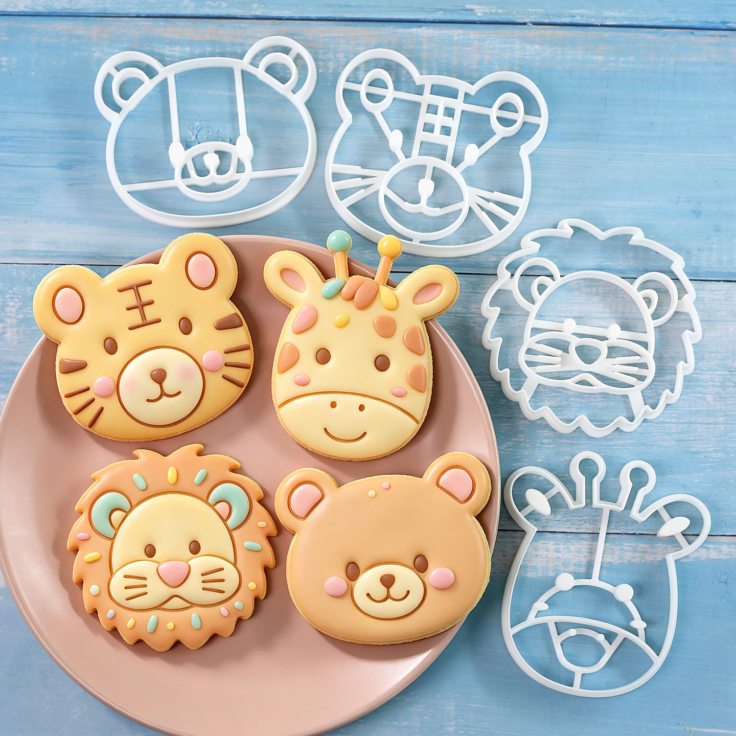 4 Pcs Animal Cookie Cutters Se - огляд і ціна Commercial Kitchen Use