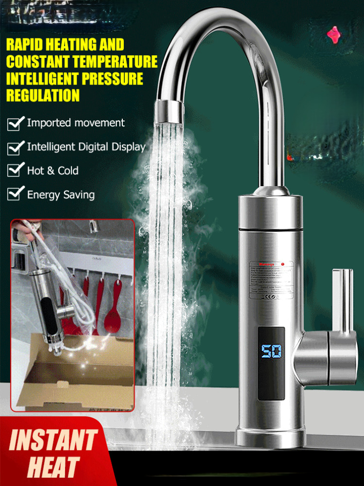 Bathroom Electric Faucet Fast  - огляд і ціна Commercial Kitchen Mixer