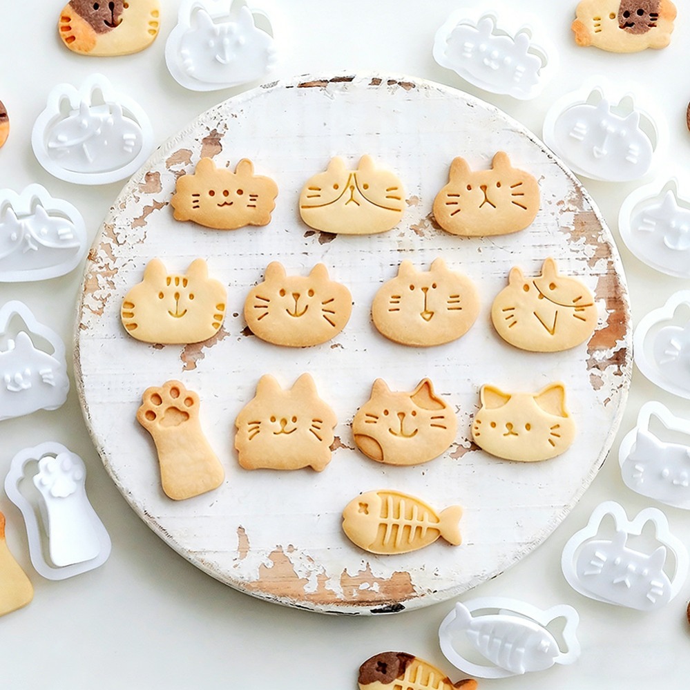 Cute Kitten DIY Stamp Cookie C - огляд і ціна Commercial Kitchen Use