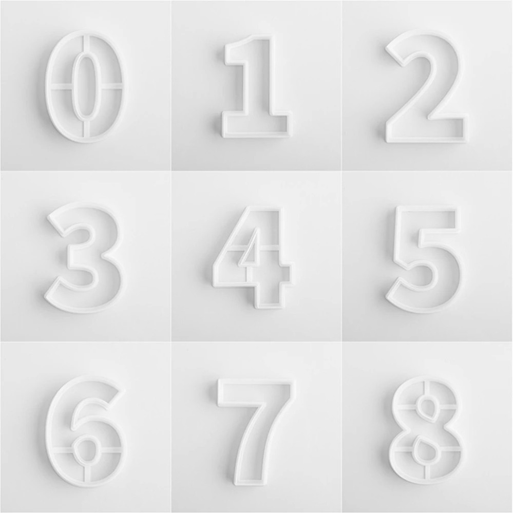 Large Numbers Cookie Cutters B - огляд і ціна Commercial Kitchen Use