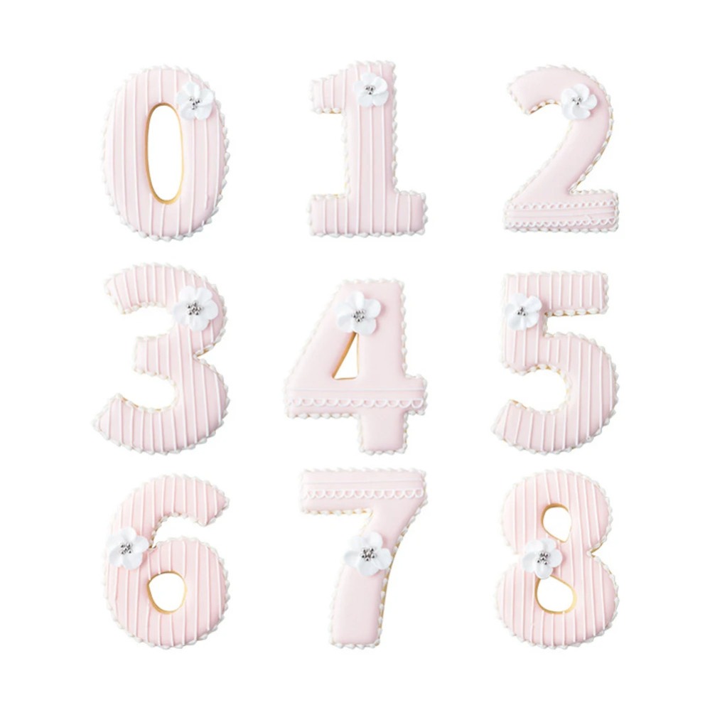 Large Numbers Cookie Cutters B - огляд і ціна Commercial Kitchen Use