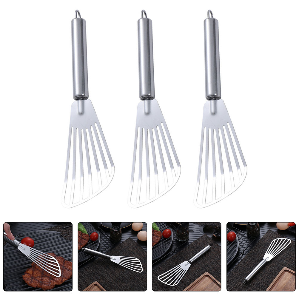 3pcs Stainless Steel Spatula F - огляд і ціна Commercial Kitchen Use