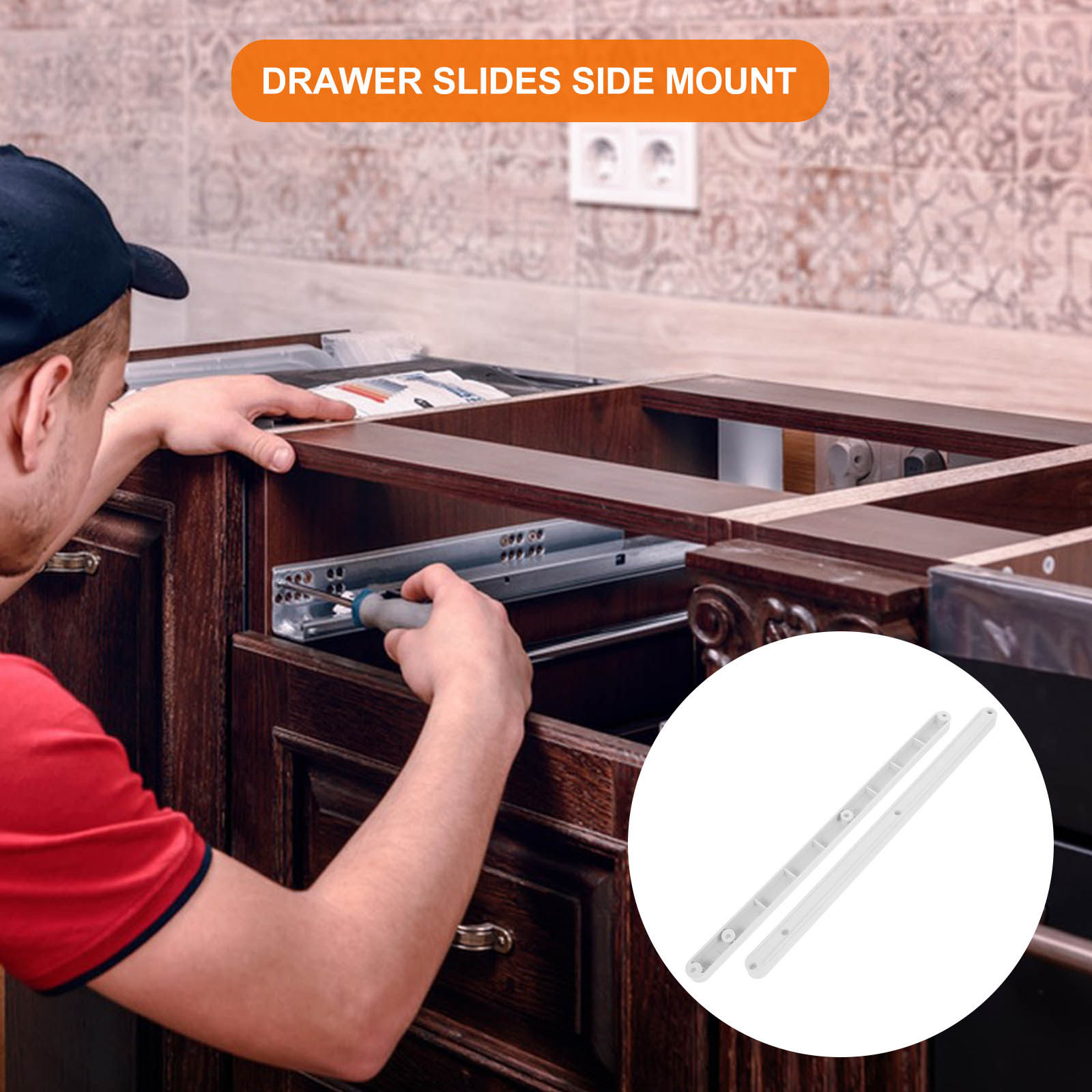 2Pcs Plastic Drawer Slides Smo - огляд і ціна Commercial Kitchen Swing Door