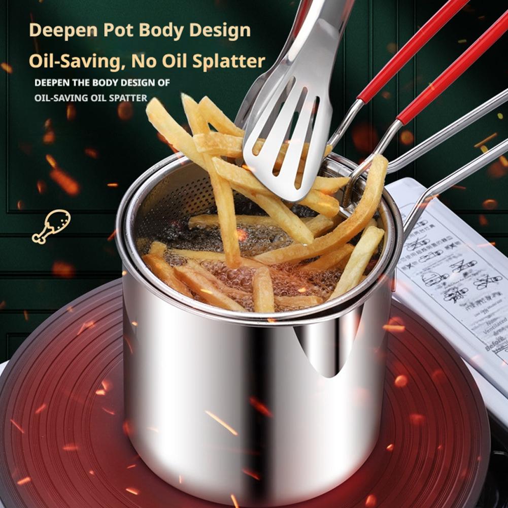 Stainless Steel Deep Fryer Pot - огляд і ціна Commercial Kitchen Appliance